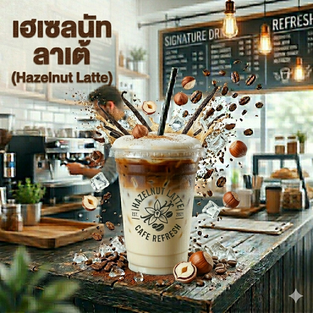 ลาเต้ฮาเซลนัท